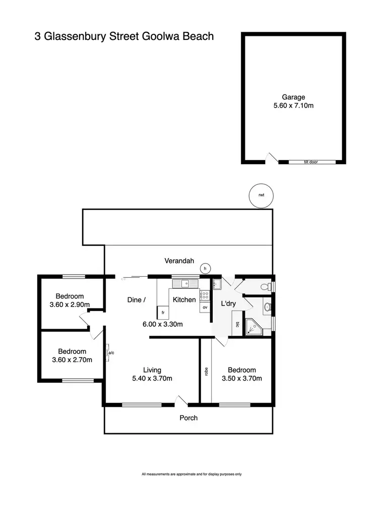 Floorplan of Homely house listing, 3 Glassenbury Street, Goolwa Beach SA 5214