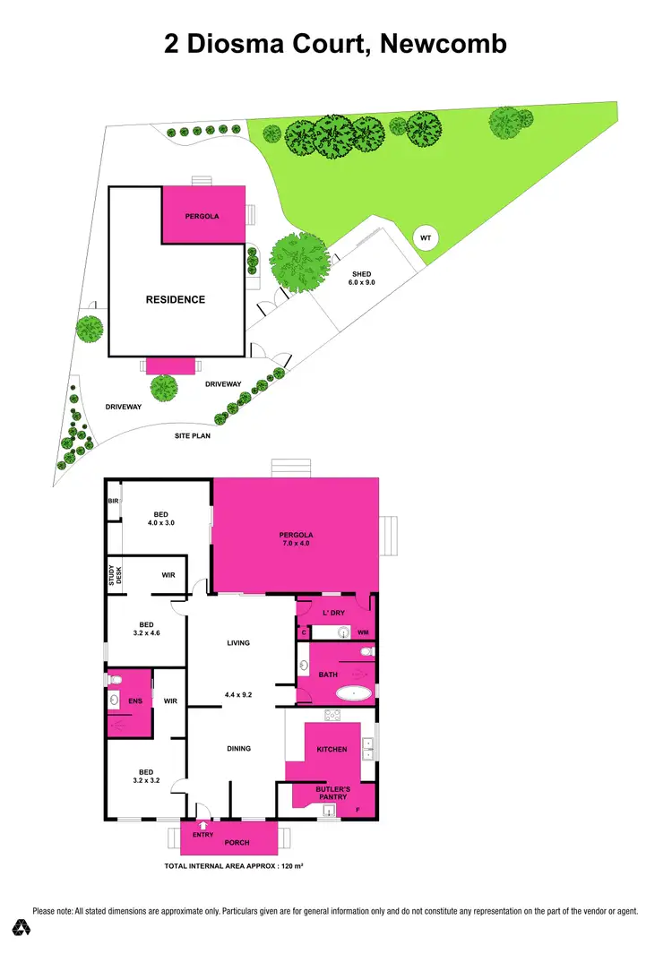 Floorplan of Homely house listing, 2 Diosma Court, Newcomb VIC 3219