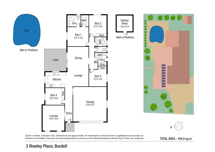 Floorplan of Homely house listing, 3 Rowley Place, Burdell QLD 4818