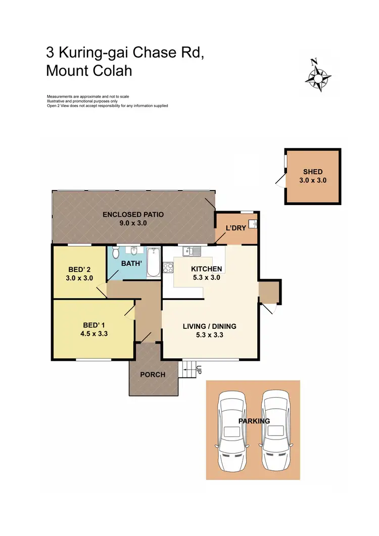 Floorplan of Homely house listing, 3 Ku-Ring-Gai Chase Road, Mount Colah NSW 2079