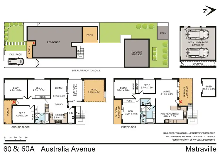 Floorplan of Homely house listing, 60 & 60A Australia Avenue, Matraville NSW 2036
