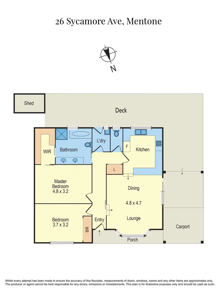 Floorplan of Homely villa listing, 26 Sycamore Avenue, Mentone VIC 3194