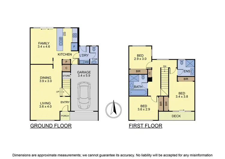 Floorplan of Homely townhouse listing, 21 Bloom Avenue, Wantirna South VIC 3152