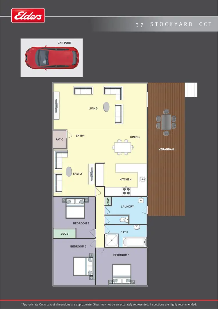 Floorplan of Homely house listing, 37 Stockyard Circuit, Wingham NSW 2429
