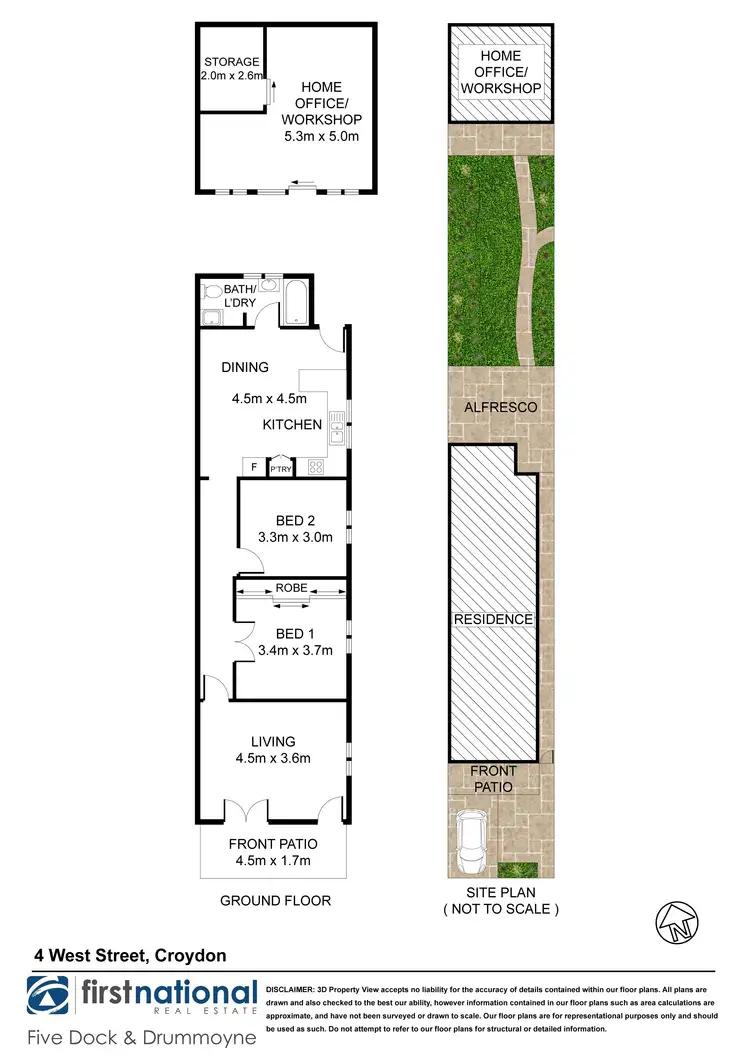 Floorplan of Homely house listing, 4 West Street, Croydon NSW 2132
