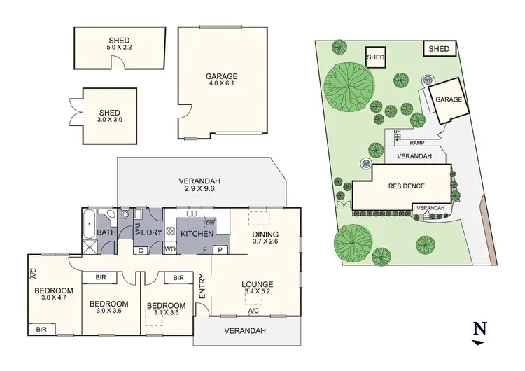 Floorplan of Homely house listing, 4 Nyanda Court, Croydon VIC 3136
