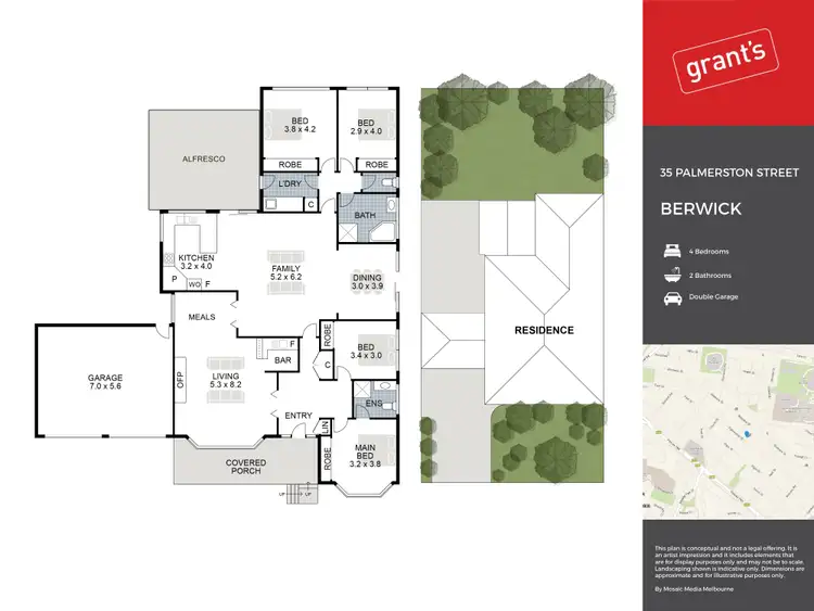 Floorplan of Homely house listing, 35 Palmerston Street, Berwick VIC 3806