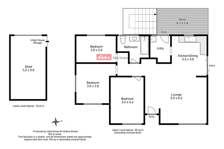 Floorplan of Homely house listing, 4 Ogden Street, Acton TAS 7320