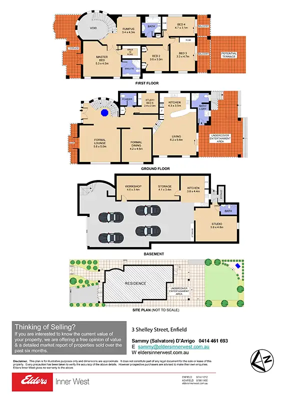 Floorplan of Homely house listing, 3 Shelley Street, Enfield NSW 2136