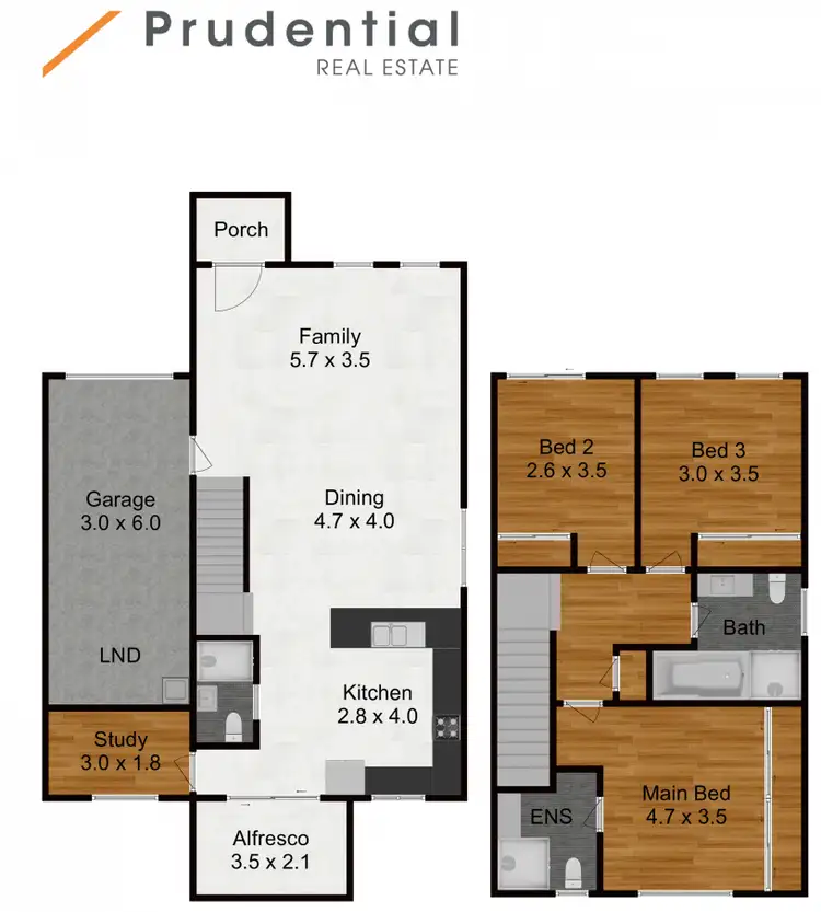 Floorplan of Homely semi-detached listing, Address available on request