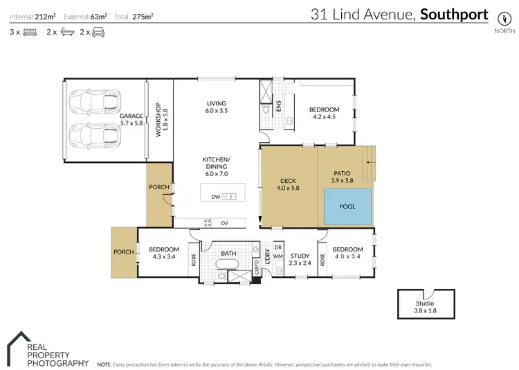 Floorplan of Homely house listing, 31 Lind Avenue, Southport QLD 4215