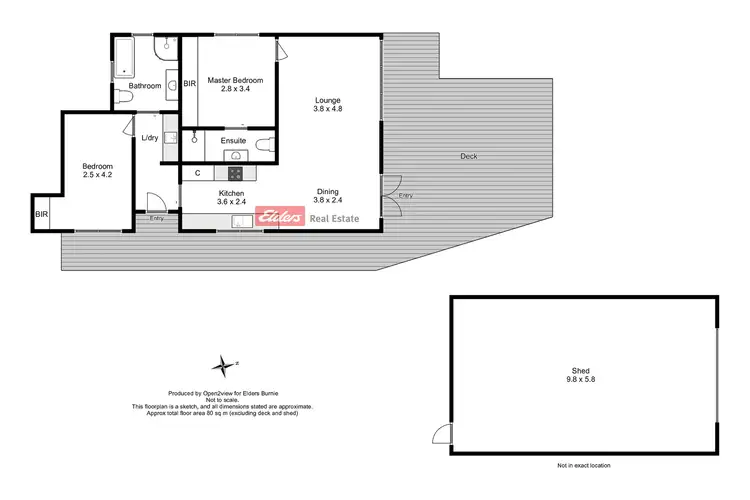 Floorplan of Homely house listing, 4 Pelissier Street, Somerset TAS 7322