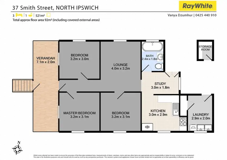 Floorplan of Homely house listing, 37 Smith Street, North Ipswich QLD 4305