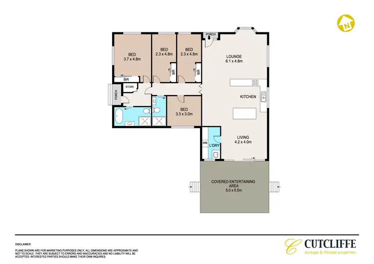 Floorplan of Homely house listing, Proposed Lot 1, 152 Old Pitt Town Road, Box Hill NSW 2765