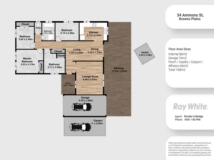 Floorplan of Homely house listing, 34 Ammons Street, Browns Plains QLD 4118