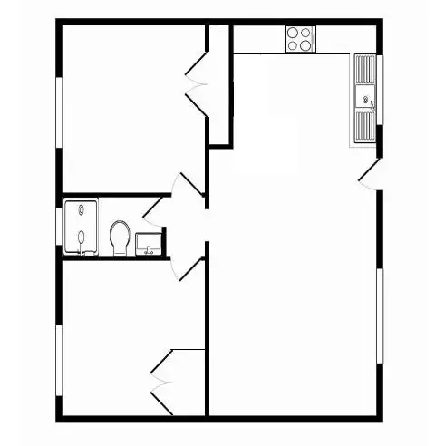 Floorplan of Homely townhouse listing, 2/56 Atkinson Street, Queanbeyan NSW 2620