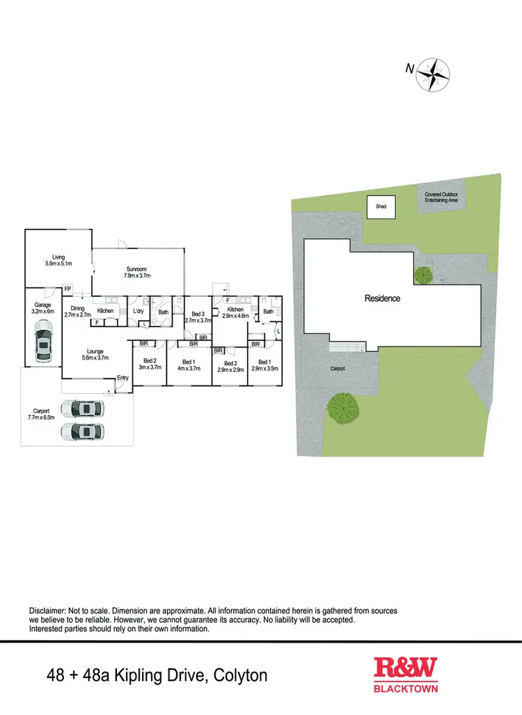 Floorplan of Homely house listing, 48 Kipling Drive, Colyton NSW 2760