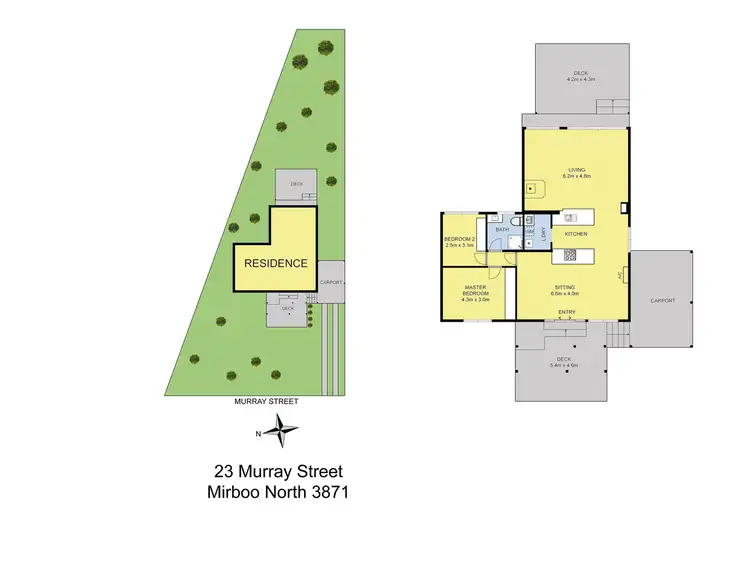 Floorplan of Homely house listing, 23 Murray Street, Mirboo North VIC 3871