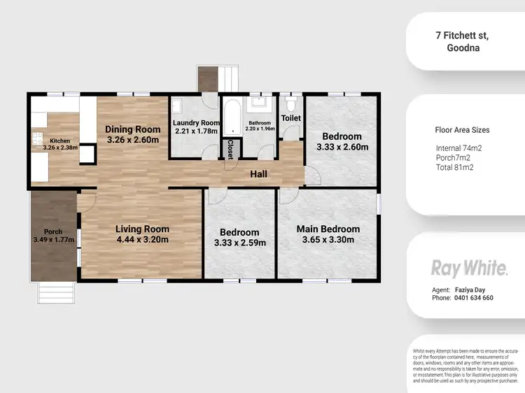 Floorplan of Homely house listing, 7 Fitchett Street, Goodna QLD 4300