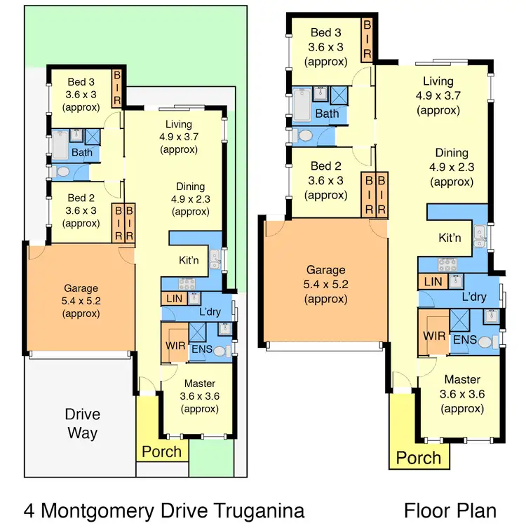 Floorplan of Homely house listing, 4 Montgomery Drive, Truganina VIC 3029