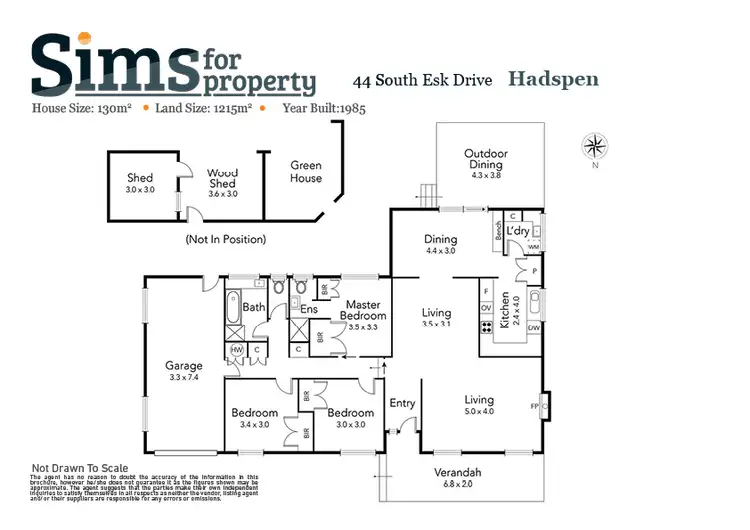 Floorplan of Homely house listing, 44 South Esk Drive, Hadspen TAS 7290