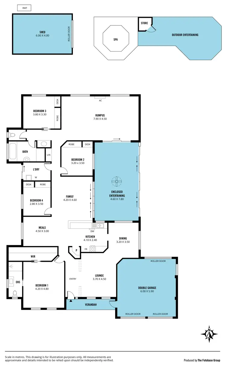 Floorplan of Homely house listing, 2 Stables Lane, Woodcroft SA 5162