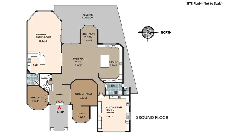 Floorplan of Homely house listing, 57 Feodore Drive, Cecil Hills NSW 2171