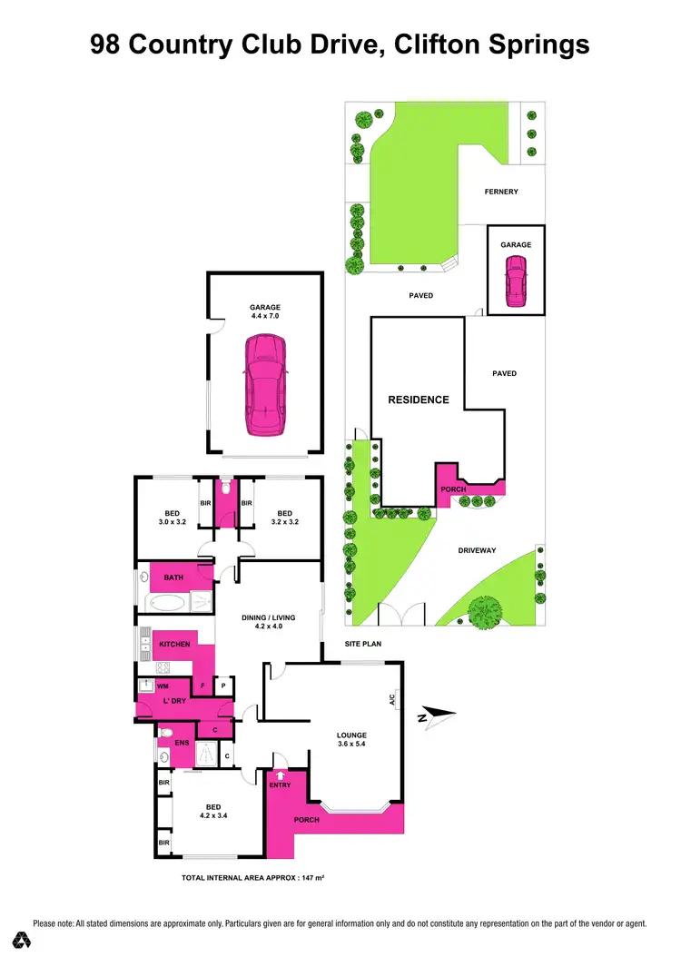 Floorplan of Homely house listing, 98 Country Club Drive, Clifton Springs VIC 3222