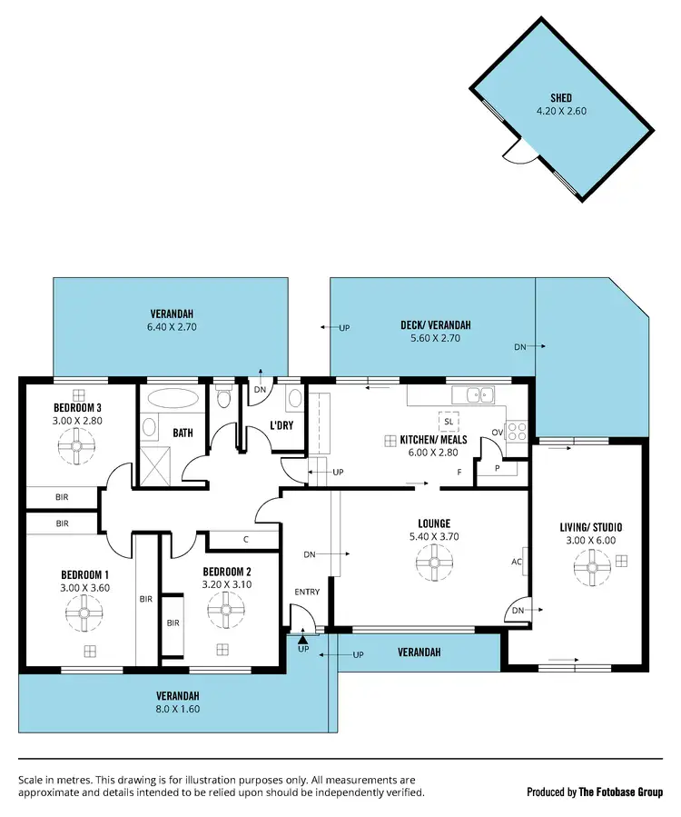 Floorplan of Homely house listing, 4 Candover Crescent, Huntfield Heights SA 5163