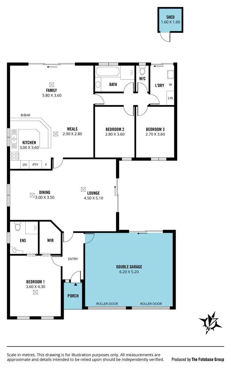 Floorplan of Homely house listing, 8 Middlebrook Court, Woodcroft SA 5162