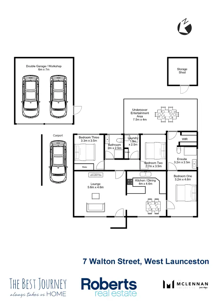 Floorplan of Homely house listing, 7 Walton St, West Launceston TAS 7250