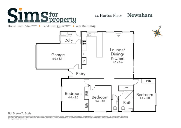 Floorplan of Homely house listing, 14 Hortus Place, Newnham TAS 7248
