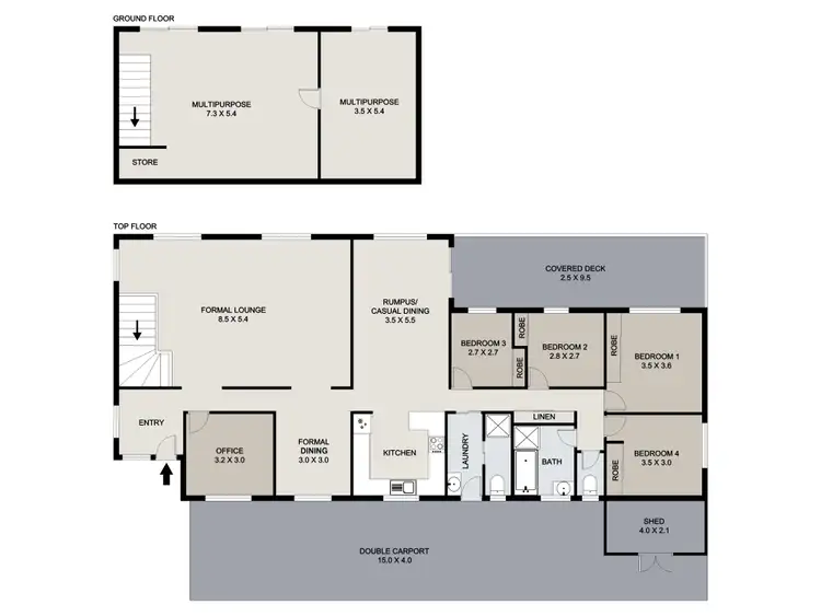 Floorplan of Homely house listing, 18 Bunowen Street, Ferny Grove QLD 4055