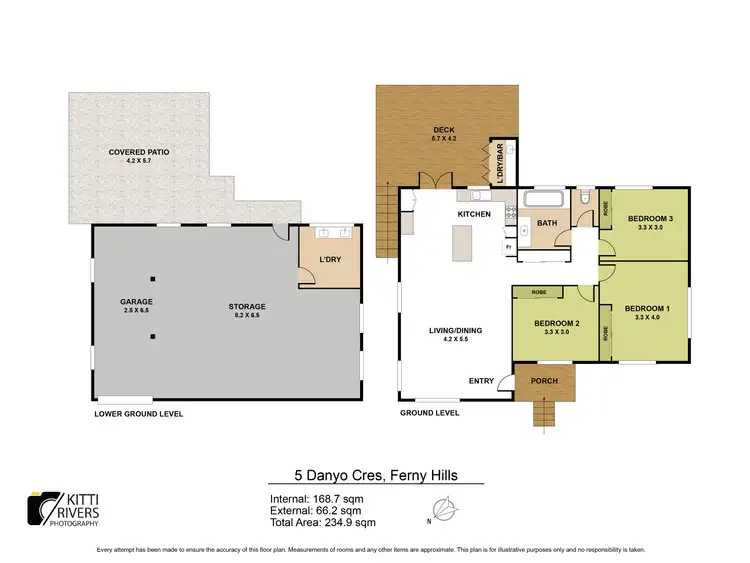 Floorplan of Homely house listing, 5 Danyo Crescent, Ferny Hills QLD 4055