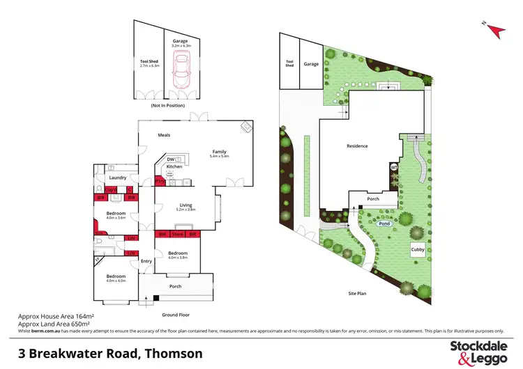 Floorplan of Homely house listing, 3 Breakwater Road, Thomson VIC 3219
