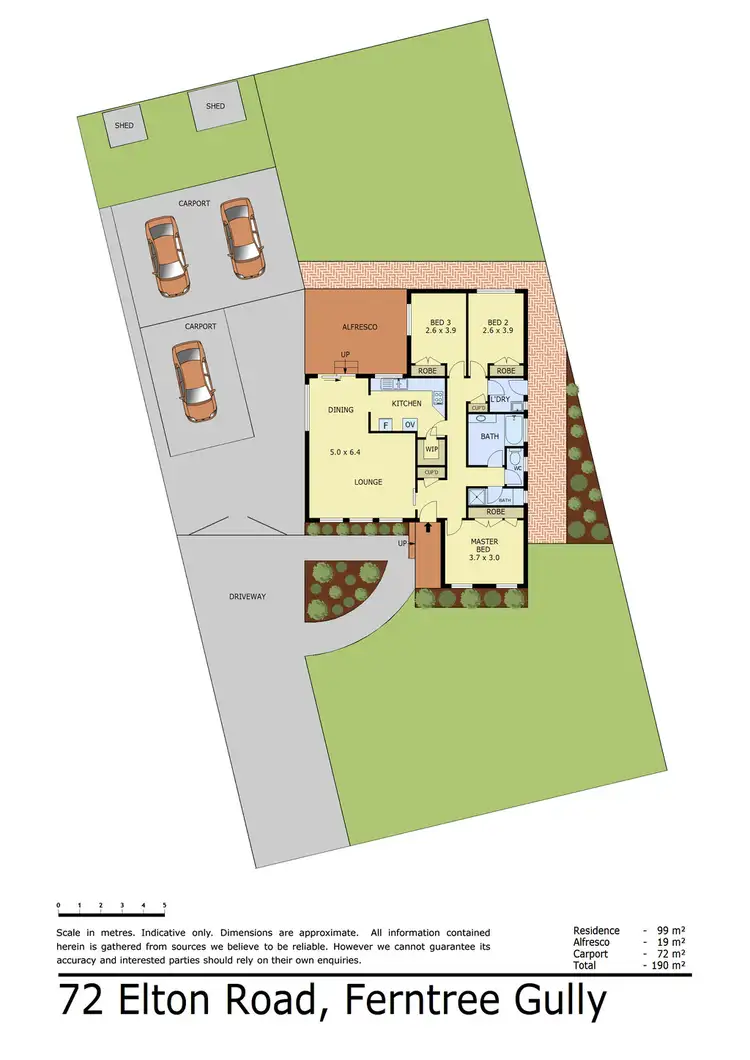 Floorplan of Homely house listing, 72 Elton Road, Ferntree Gully VIC 3156