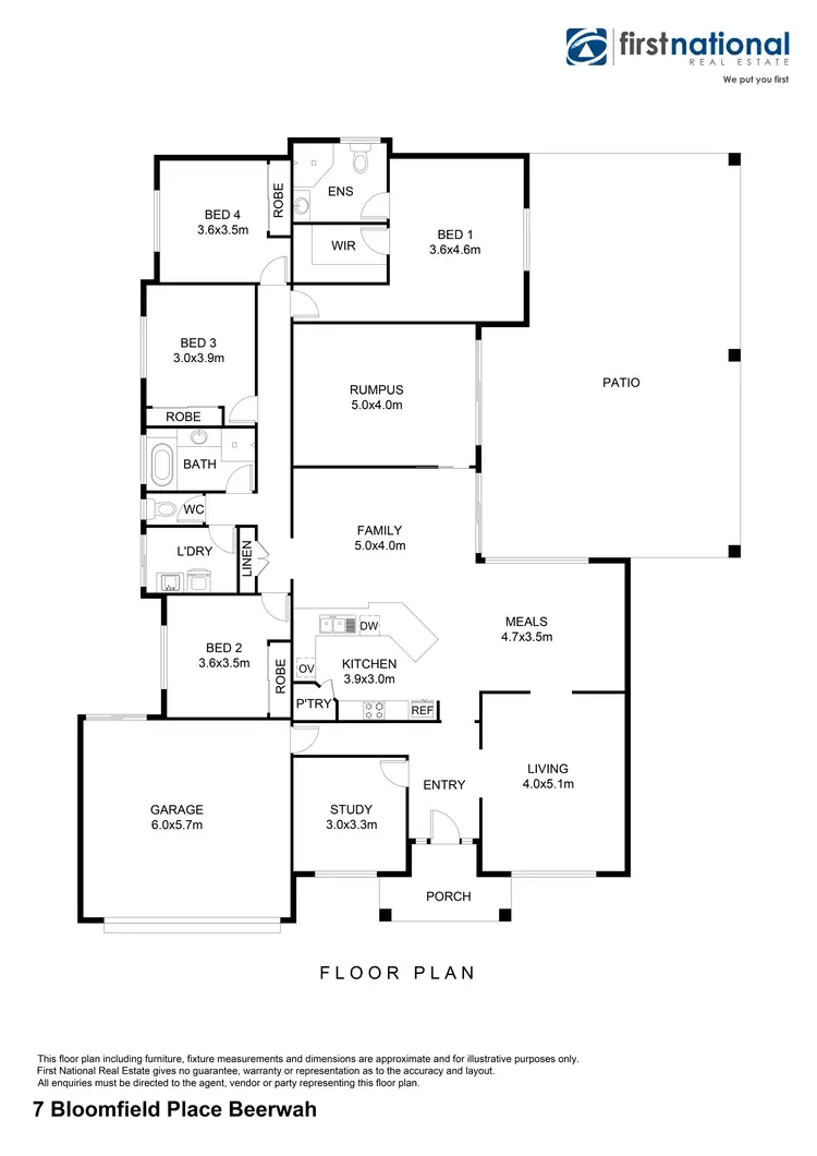 Floorplan of Homely house listing, 7 Bloomfield Place, Beerwah QLD 4519