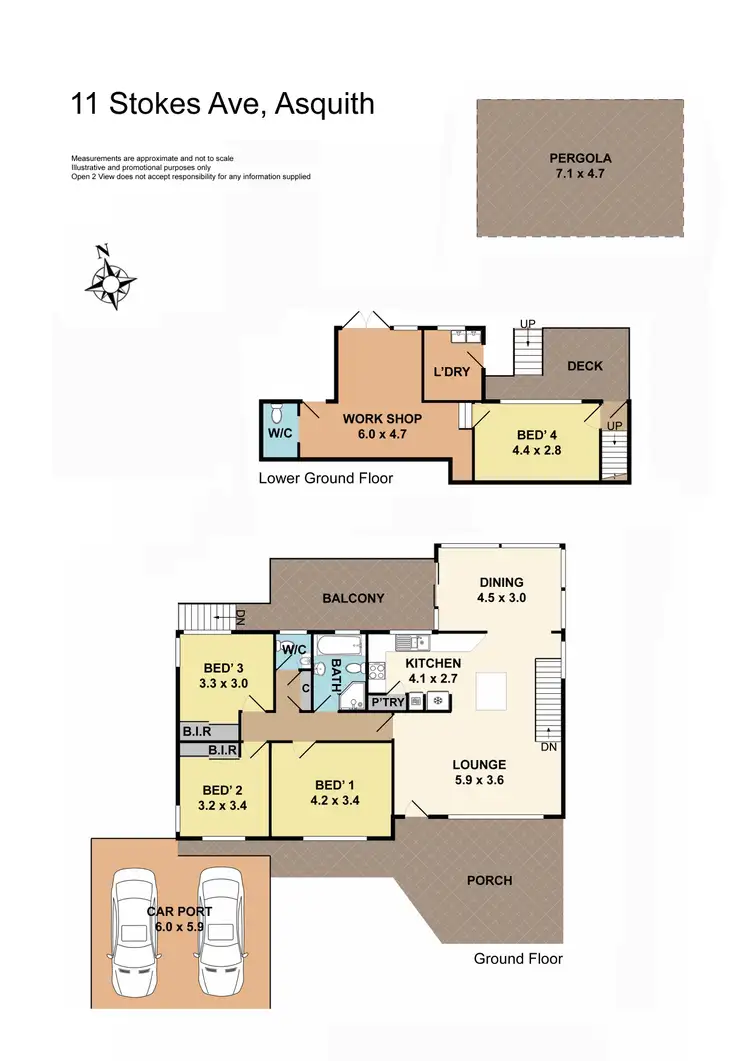 Floorplan of Homely house listing, 11 Stokes Avenue, Asquith NSW 2077