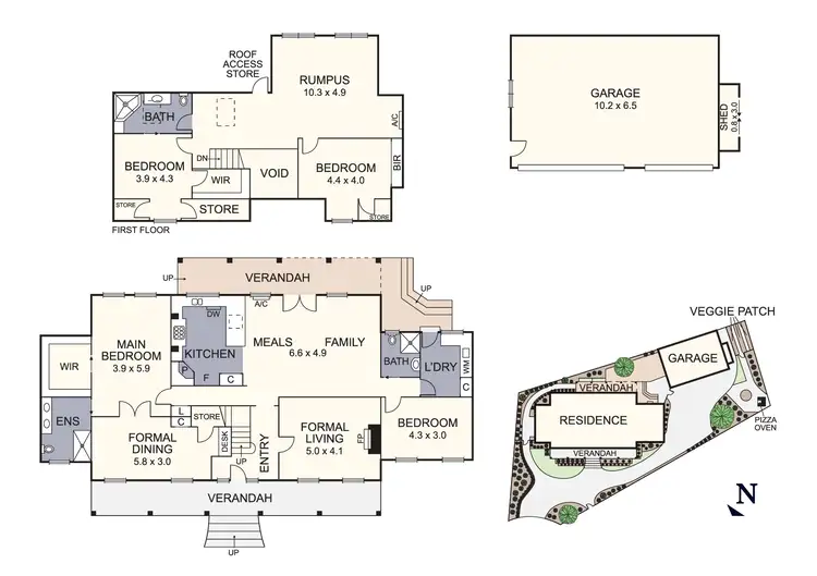 Floorplan of Homely house listing, 5 Mayfair Court, Croydon VIC 3136