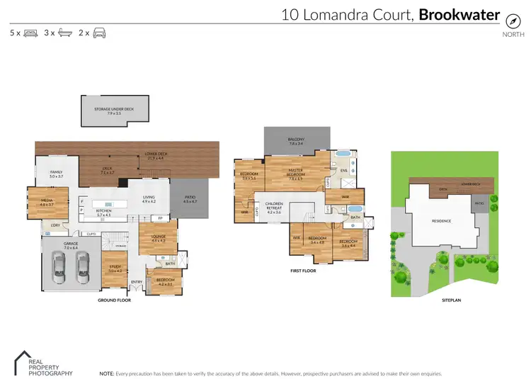 Floorplan of Homely house listing, 10 Lomandra Court, Brookwater QLD 4300