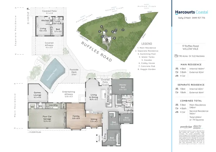 Floorplan of Homely house listing, 17 Ruffles Road, Willow Vale QLD 4209