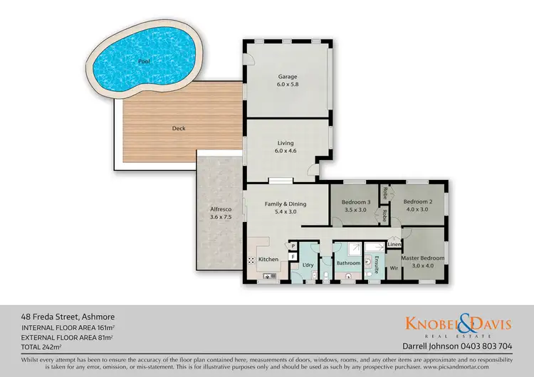 Floorplan of Homely house listing, 48 Freda Street, Ashmore QLD 4214
