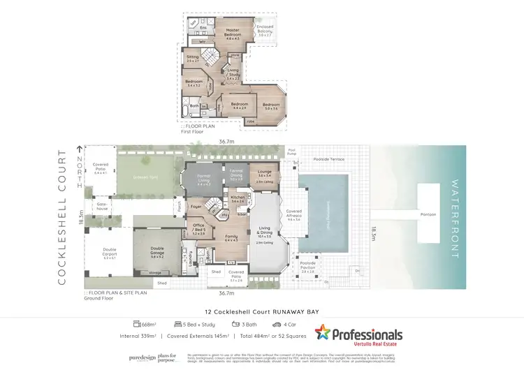 Floorplan of Homely house listing, 12 Cockleshell Court, Runaway Bay QLD 4216