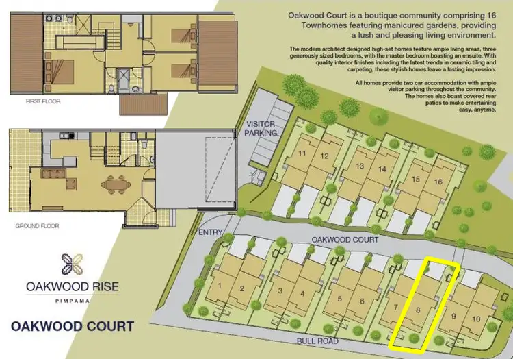 Floorplan of Homely townhouse listing, 8/23 Oakwood Street, Pimpama QLD 4209