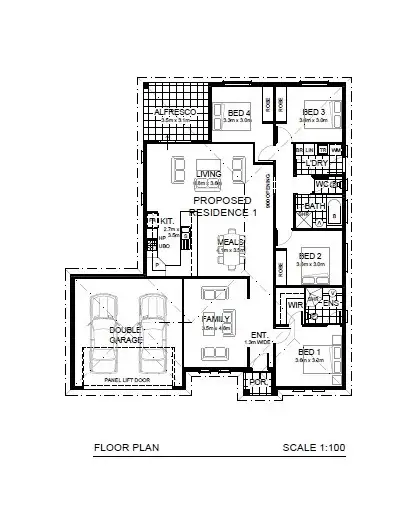 Floorplan of Homely house listing, 13 MATTHEWS STREET, Strathalbyn SA 5255