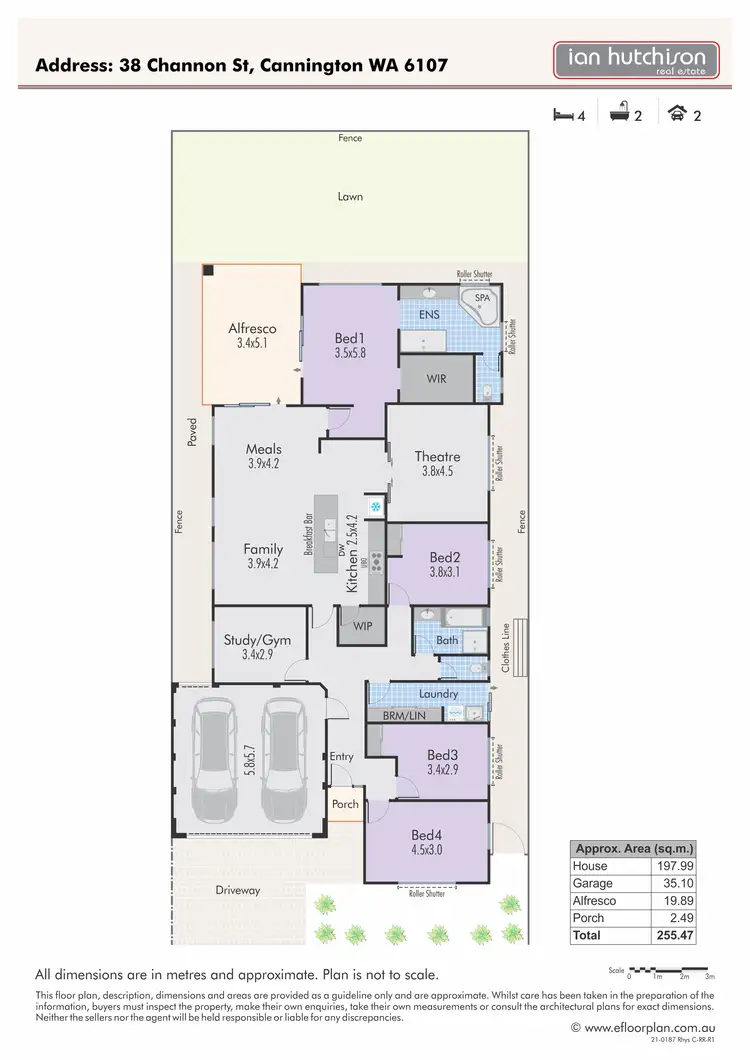 Floorplan of Homely house listing, 38 Channon Street, Cannington WA 6107