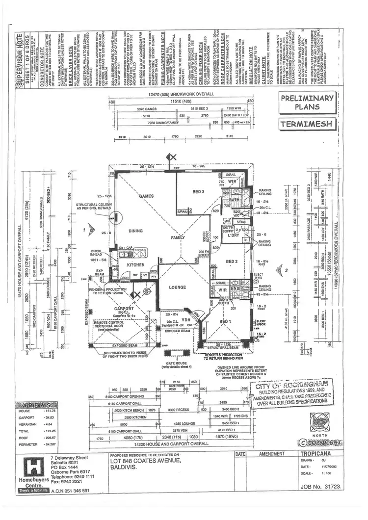 Floorplan of Homely house listing, 23 Coates Avenue, Baldivis WA 6171