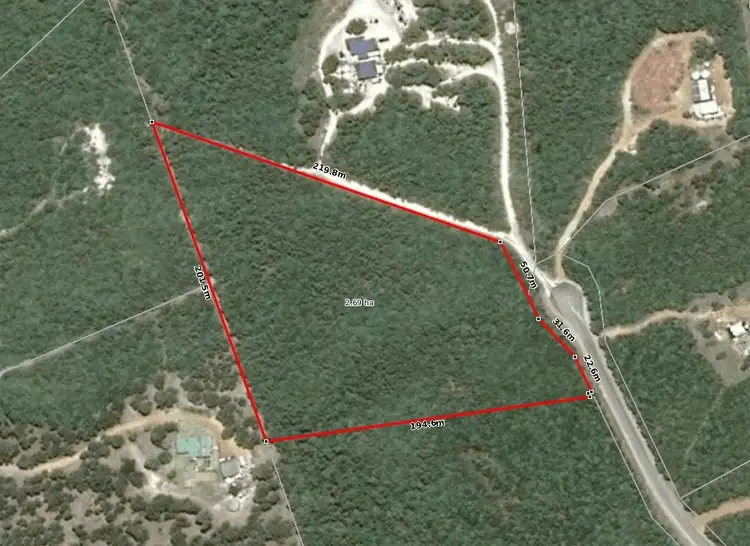 Floorplan of Homely land listing, 117 Quoll Court, Bremer Bay WA 6338