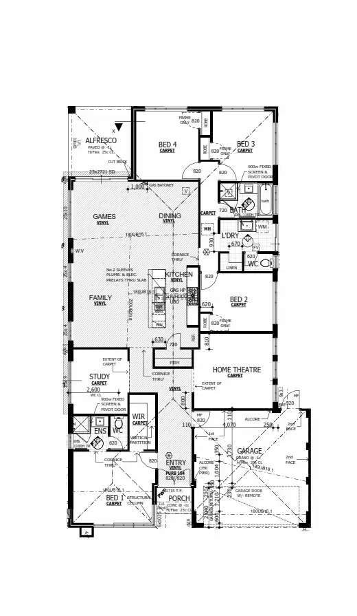 Floorplan of Homely house listing, 21 Tordera Parkway, Piara Waters WA 6112