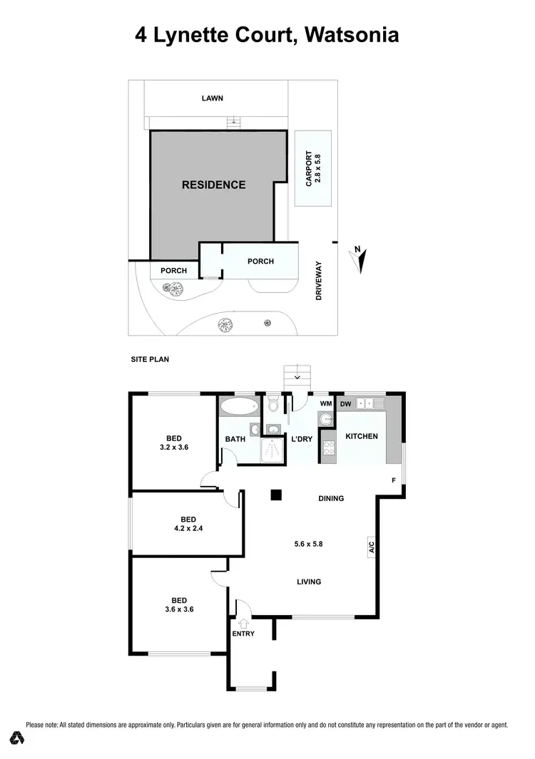 Floorplan of Homely house listing, 4 Lynette Court, Watsonia VIC 3087